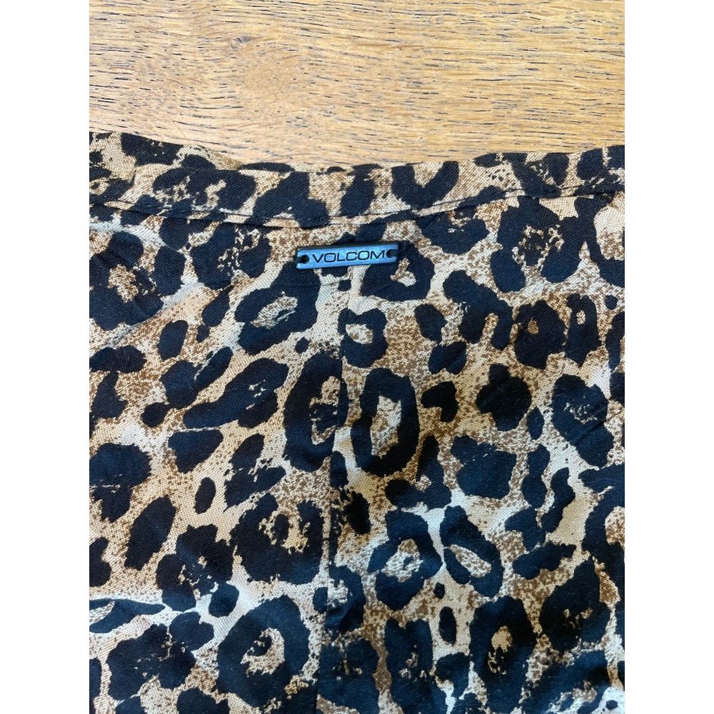 Volcom Gen Wow Print Shorts Animal Print Size XS - Picture 11 of 12